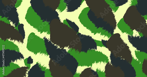 abstract jungle woodland green forest camouflage pattern military wide background suitable for print clothing