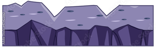 Stalactite stalagmite in cartoon style
