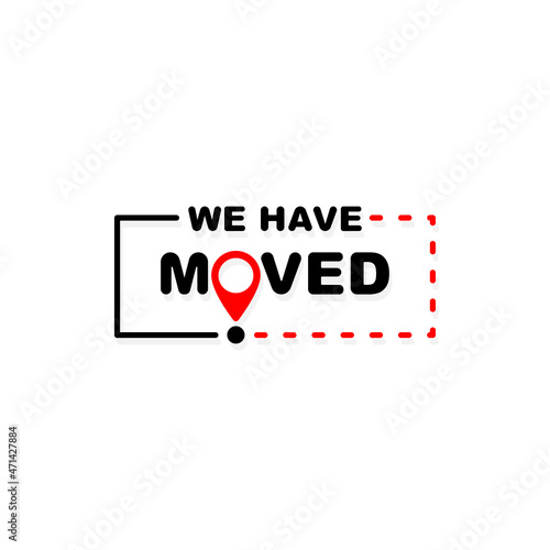 We have moved simple illustration