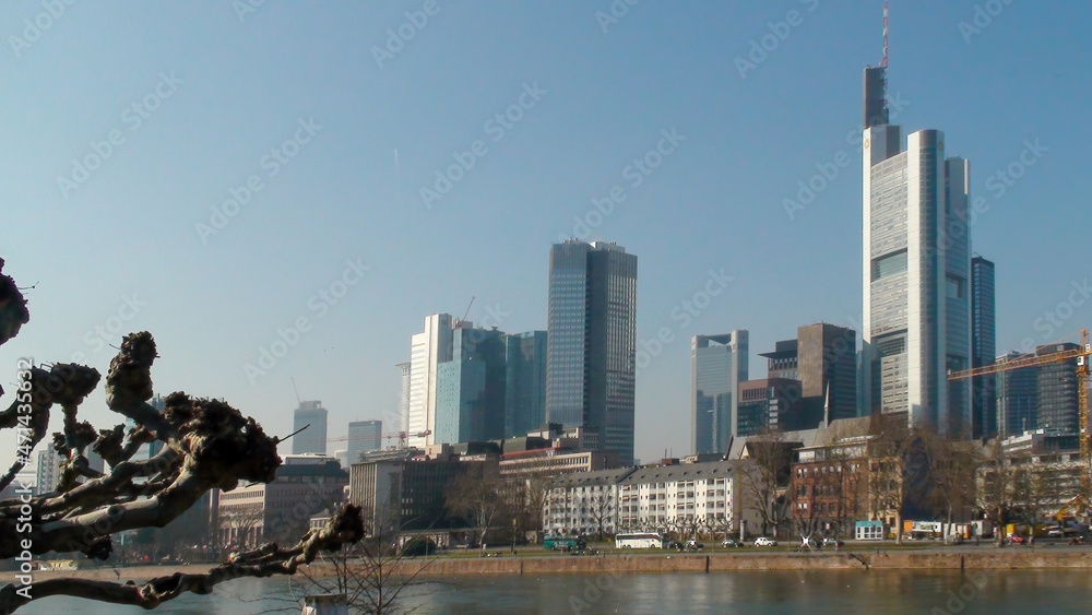 Obraz premium Skyline Frankfurt