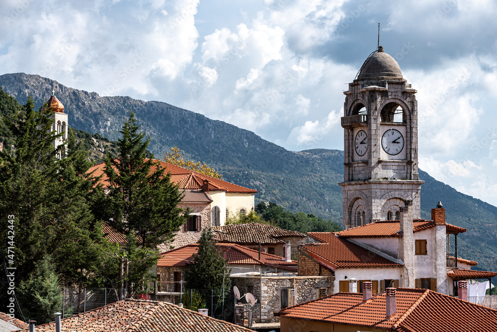 Obraz premium Dimitsana village in Arcadia Greece