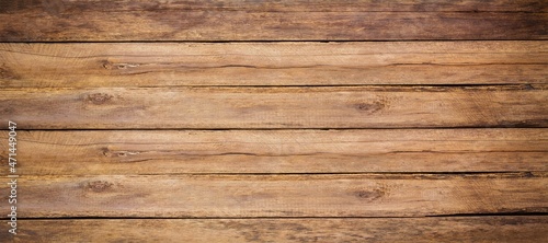 Real wood texture background, top view wooden plank panel