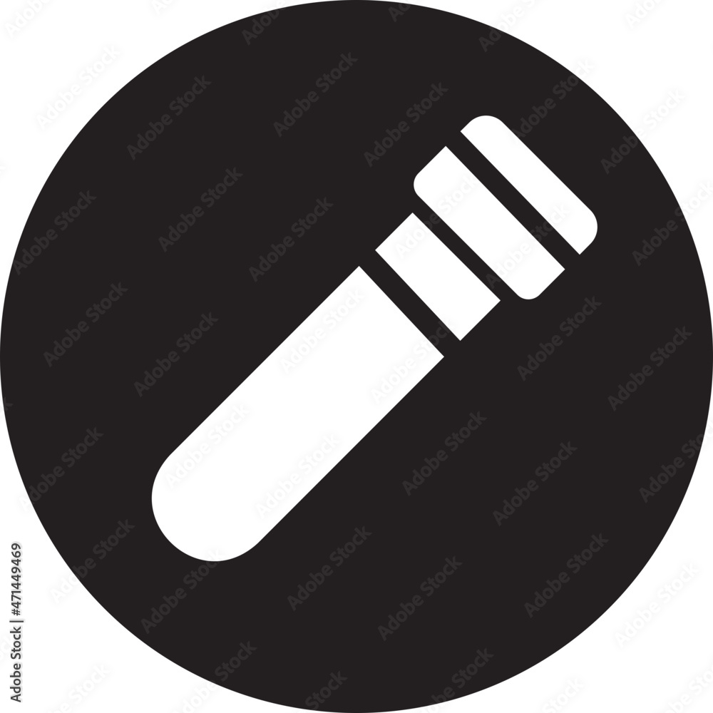 blood test glyph icon