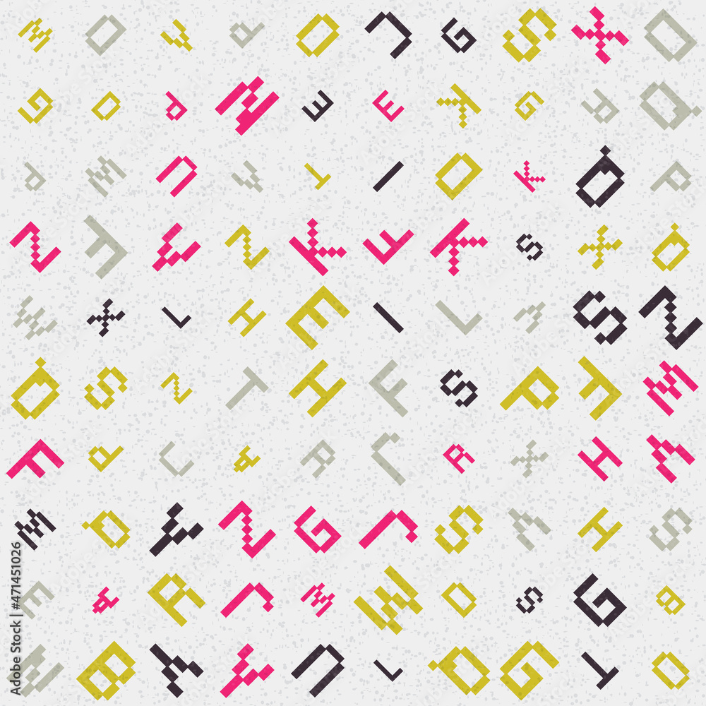 Abstract Geometric Pattern generative computational art illustration Abstract Geometric Pattern generative computational art illustration