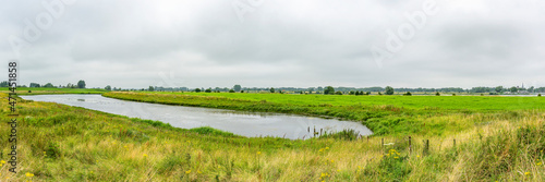 A panoramic shot of one of the many lakes in the floodplains of the river Lek and the Moerbergse Waard nature reserve in the Betuwe, the Netherlands © Emma