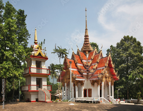 Obraz na płótnie Wat Ket Ho or Wat Anuphat Kritdaram temple in Kathu. Phuket province. Thailand w salonie