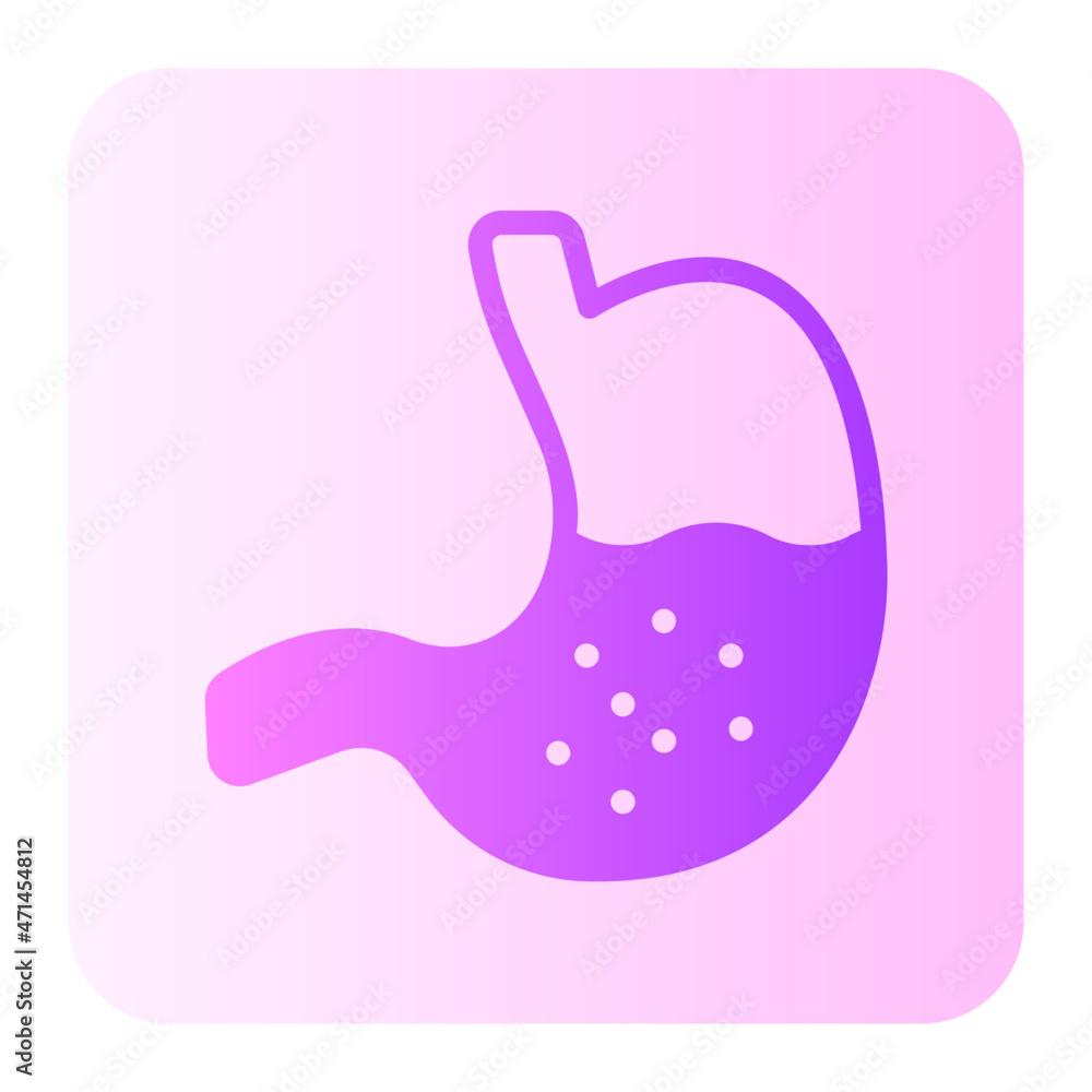 stomach gradient icon stomach gradient icon