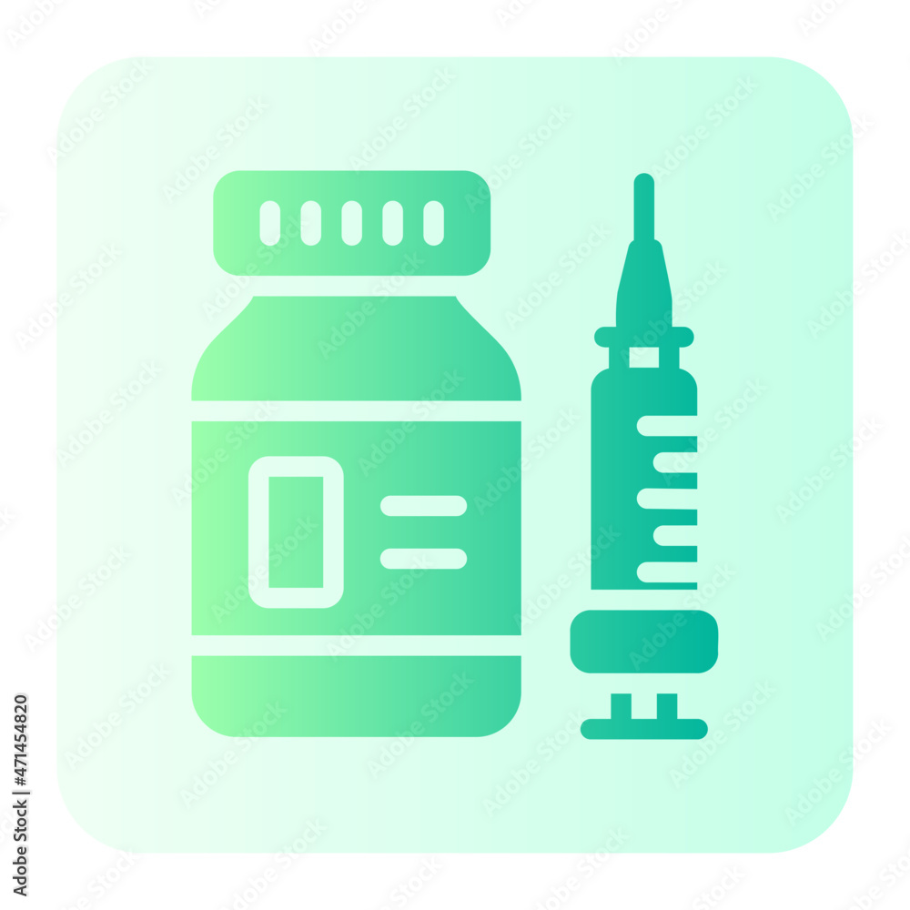vaccine gradient icon
