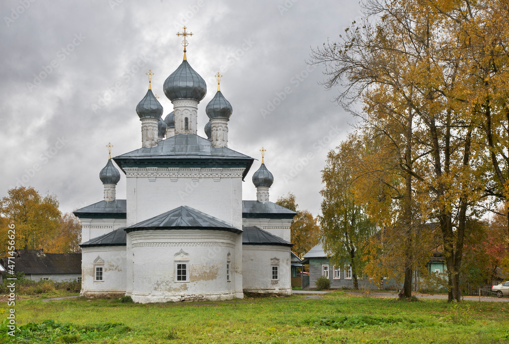 Church of Nativity of Virgin Mary in Kargopol. Arkhangelsk oblast. Ruusia