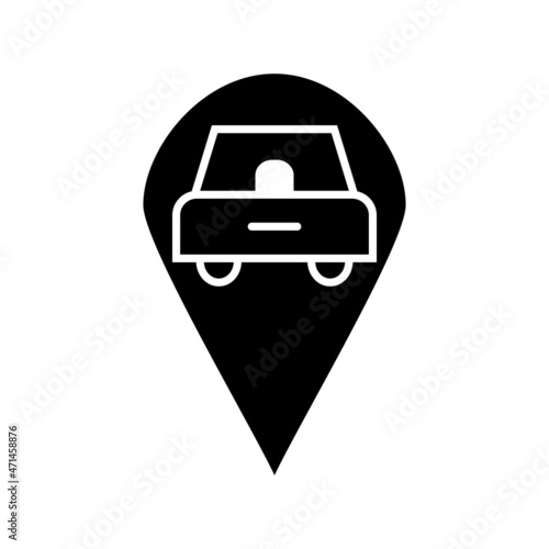 Place holder Glyph Vector Icon Design