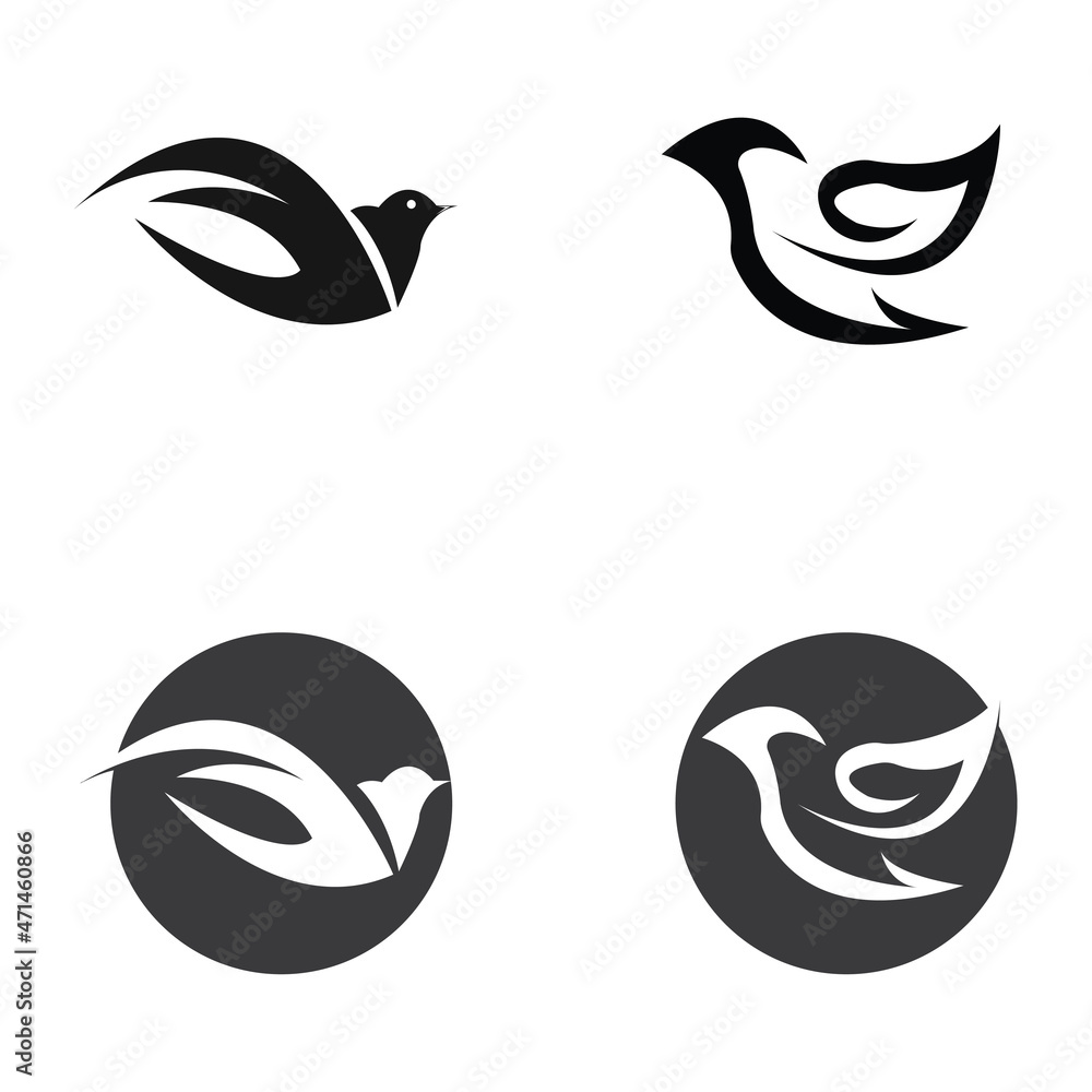 Abstract Bird logo design template Abstract Bird logo design template