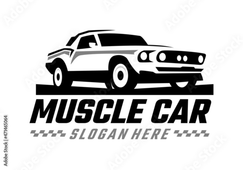 Muscle car logo
