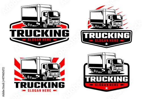 Foto Trucking company logo template