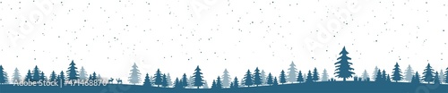 simple christmas background with typical elements