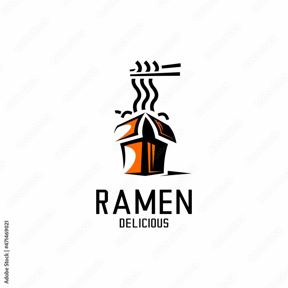 vector illustration of ramen logo, restaurant logo vector illustration of ramen logo, restaurant logo