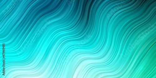 Light Blue, Green vector texture with wry lines.