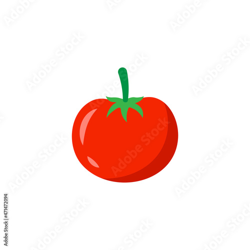 tomato icon design template vector isolated illustration
