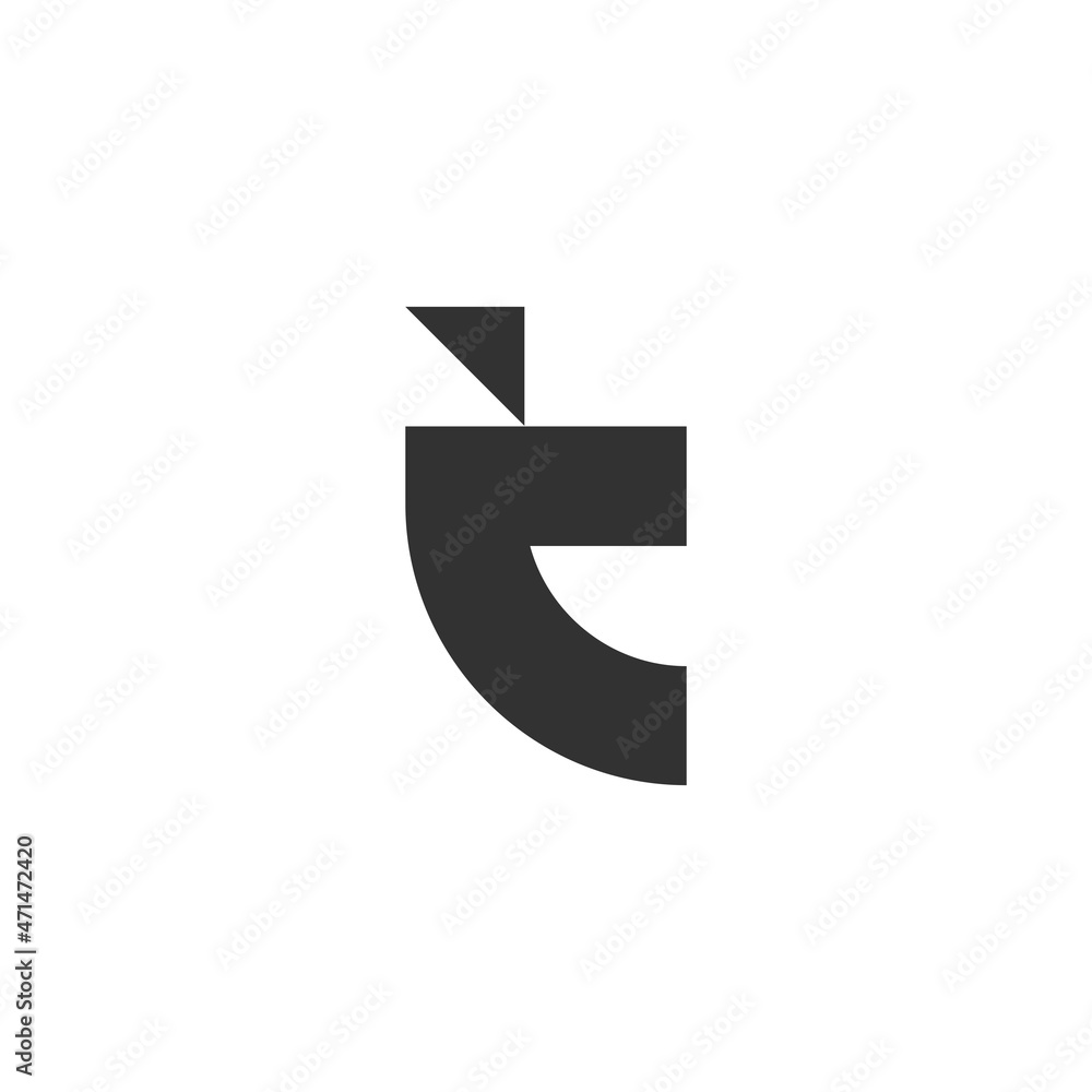 Simple elegant initial letter T logo design vector Simple elegant initial letter T logo design vector