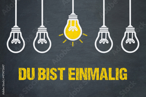 Du bist einmalig photo