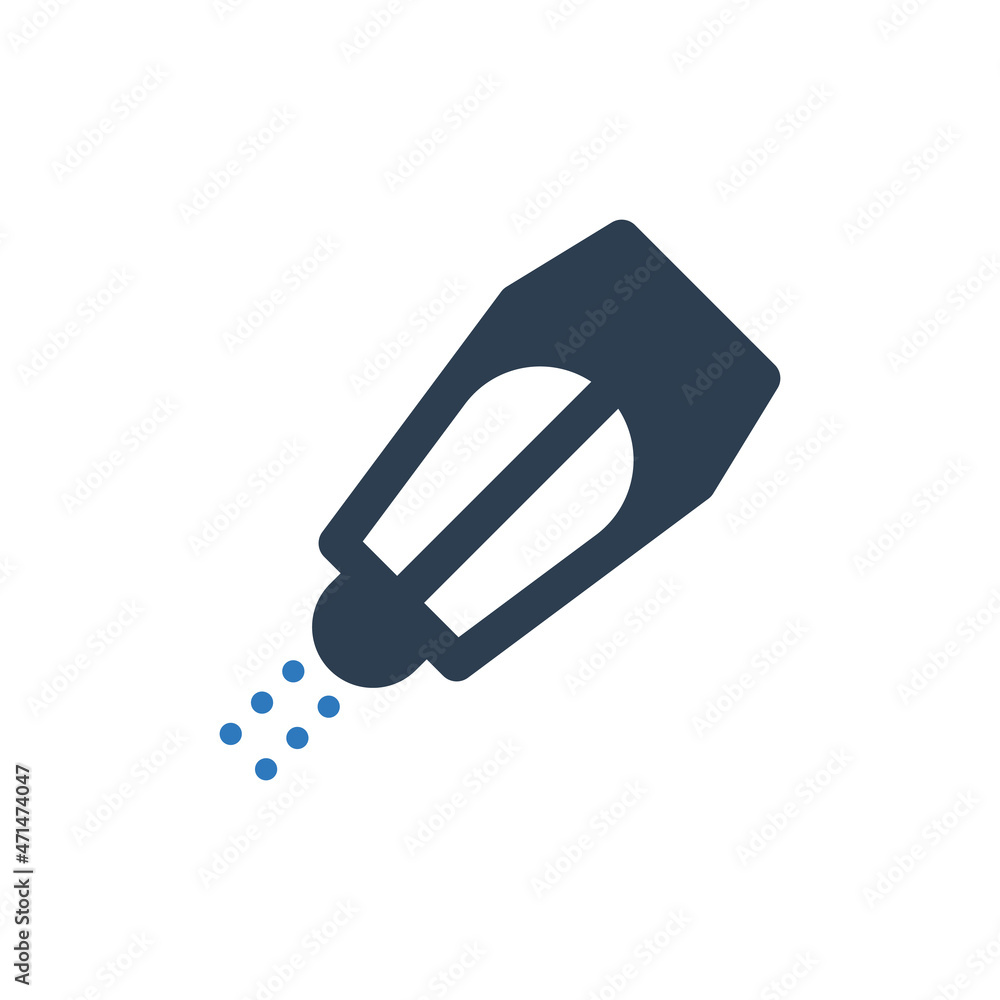 Salt Icon - Shaker Icon - Condiment Icon Salt Icon - Shaker Icon - Condiment Icon