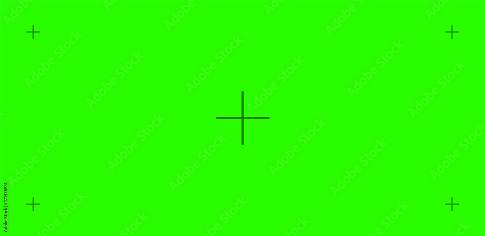 Premium Vector  Chroma key background greenscreen with trackers vector green  screen or chroma key with tracking markers