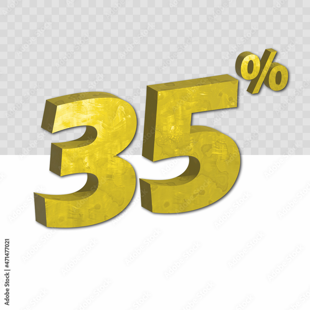 Fototapeta premium 35 percent discount vector 3d texture