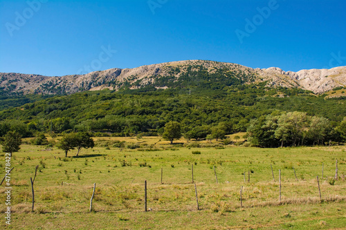 The landscape near Jurandvor village in the Baska Valley on Krk island, in the Primorje-Gorski Kotar County of western Croatia
 photo