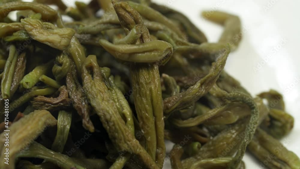 Stewed dried vegetables with pork belly, a local specialty of Northeast China Stewed dried vegetables with pork belly, a local specialty of Northeast China