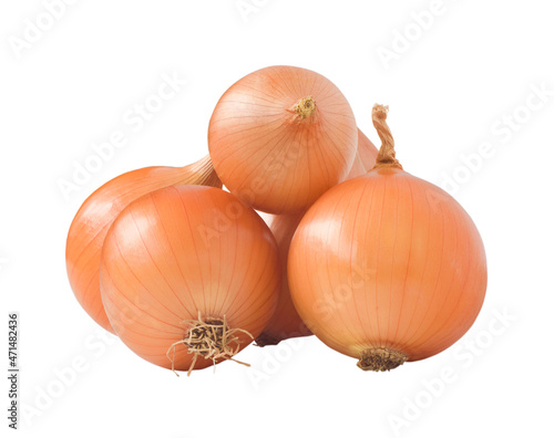 Wallpaper Mural Ripe onions isolated on white background Torontodigital.ca