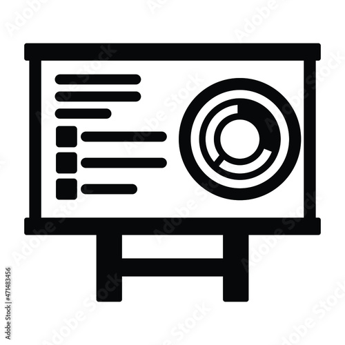 Analysis board Isolated Vector icon which can easily modify or edit
