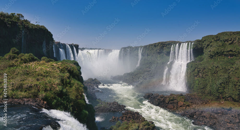 Iguazu Fall and Rainbow