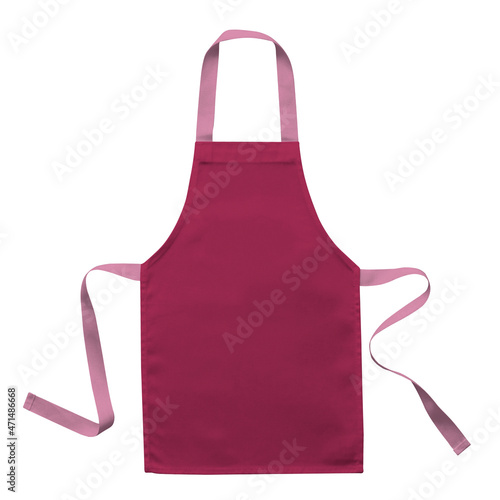 Get stylish photos and never lost your customer with this Front View Sweet Kids Apron Mockup In Cherries Jubilee Color..