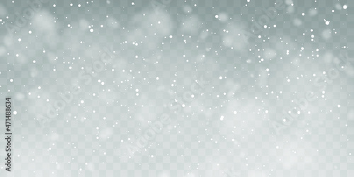 Png Vector heavy snowfall, snowflakes in different shapes and forms. Snow flakes, snow background. Falling Christmas	