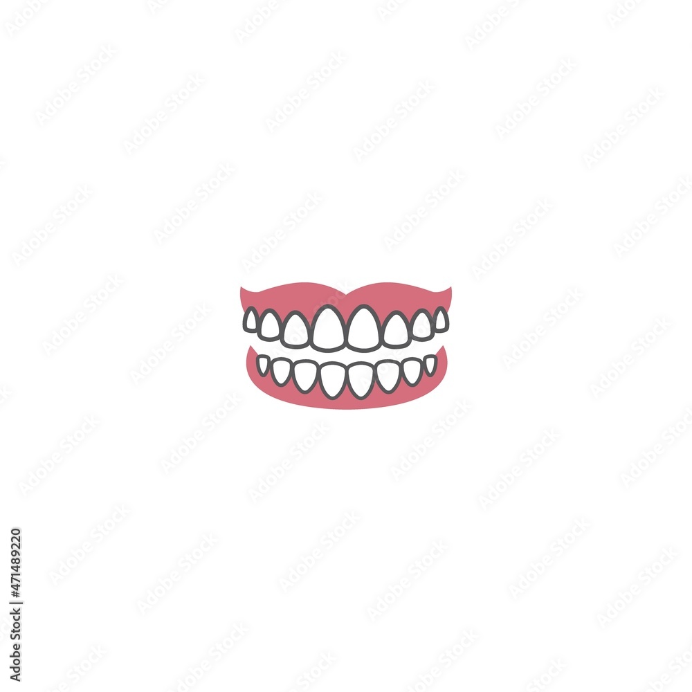 Naklejka premium Tooth icon