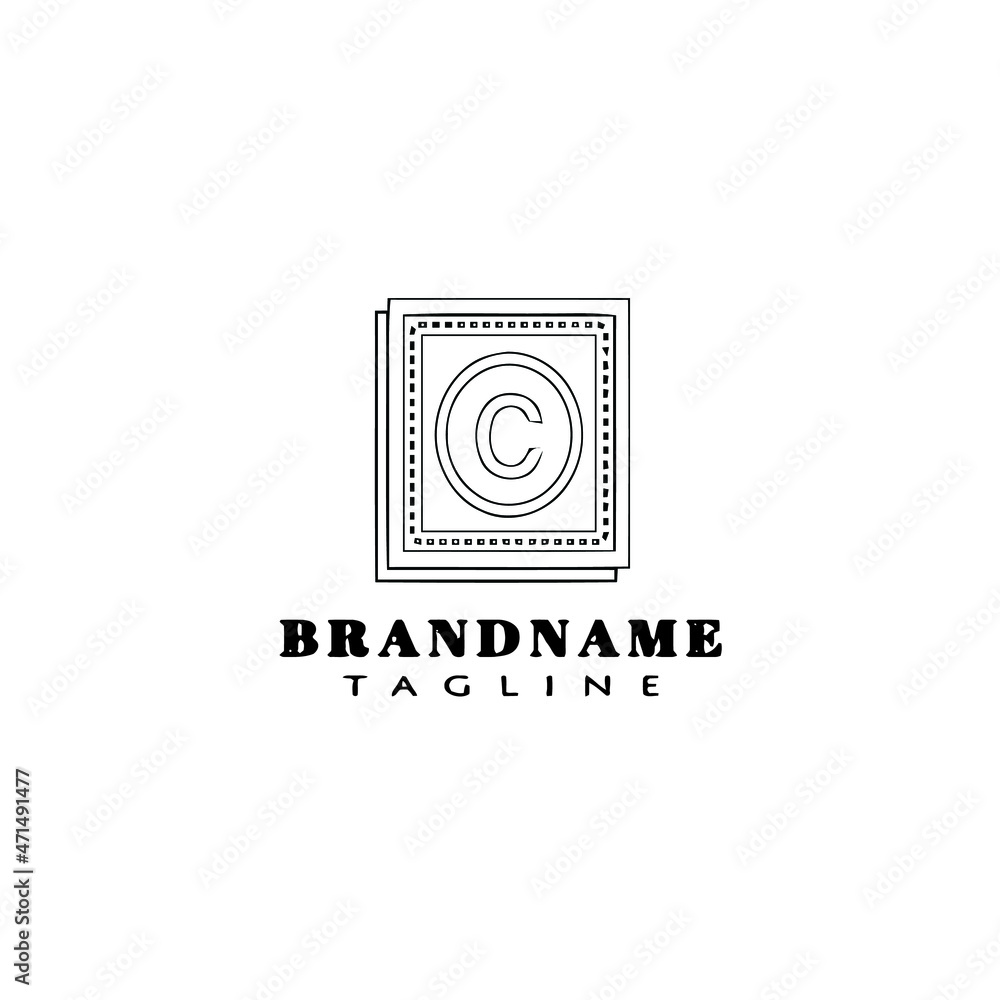 copyright logo cartoon icon design template black isolated illustration copyright logo cartoon icon design template black isolated illustration