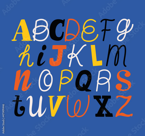 ransom note alphabet poster