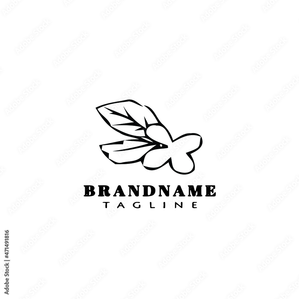 flower logo cartoon icon design template black creative vector illustration flower logo cartoon icon design template black creative vector illustration