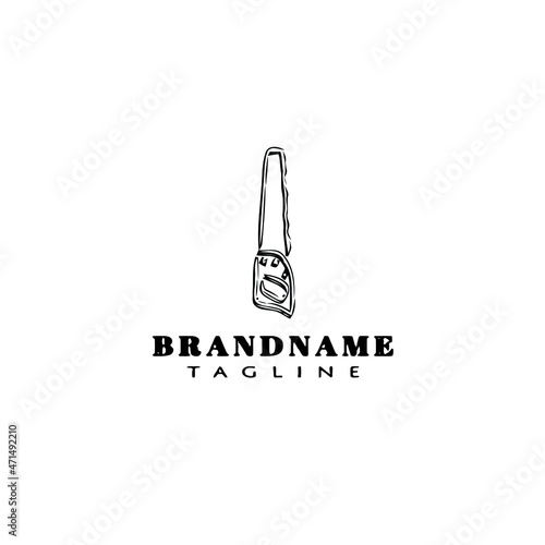 hand saw logo icon design vector illustration