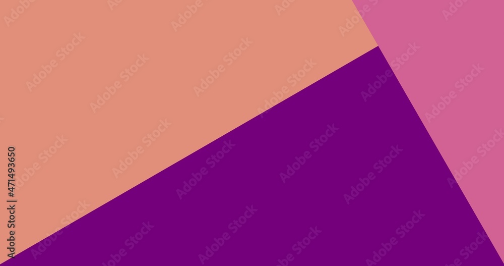 Obraz premium Color trend 2022: Calming coral, Velvet Violet, Pacific Pink