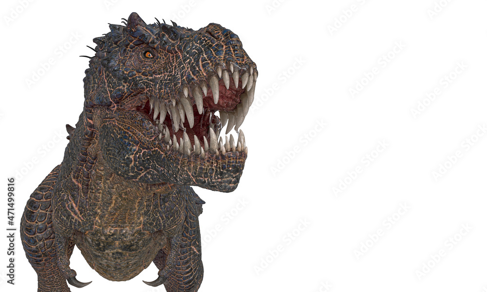 Fototapeta premium dinosaur monster with copy space