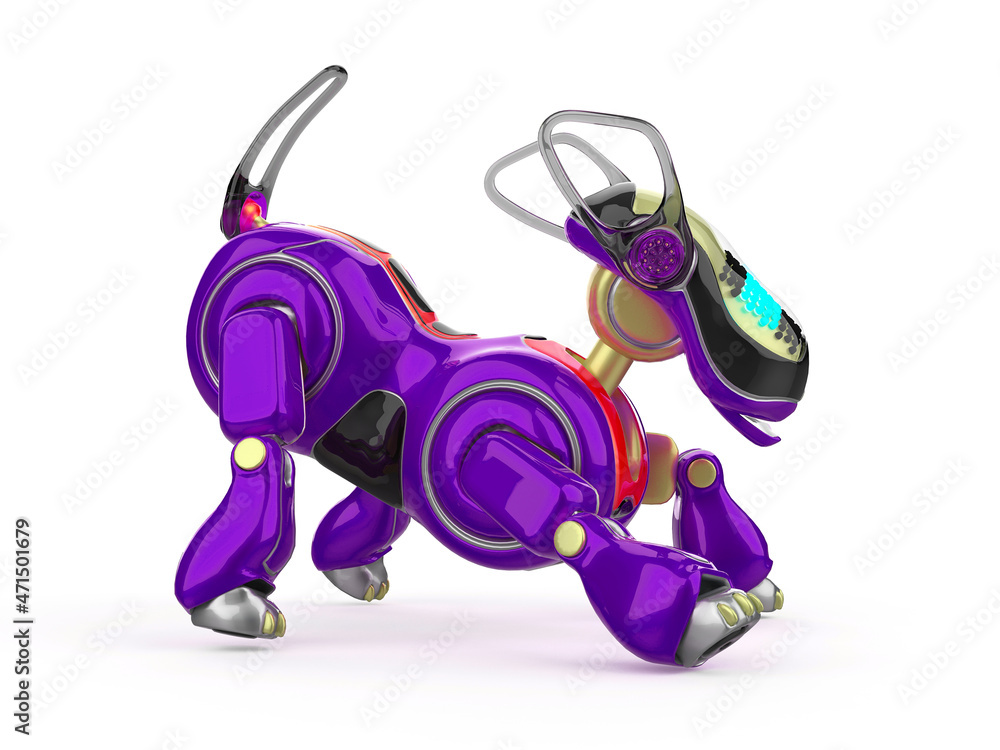 cyber dog cartoon is landing cyber dog cartoon is landing