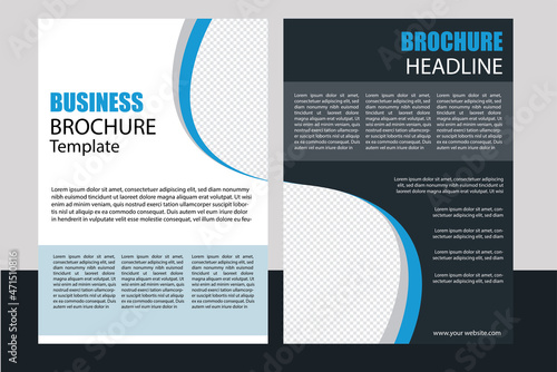 Brochure design, cover modern layout, poster, flyer in A4 for using personal or marketing purposes. Creative and Clean abstract Business vector template. Easy to use and edit.