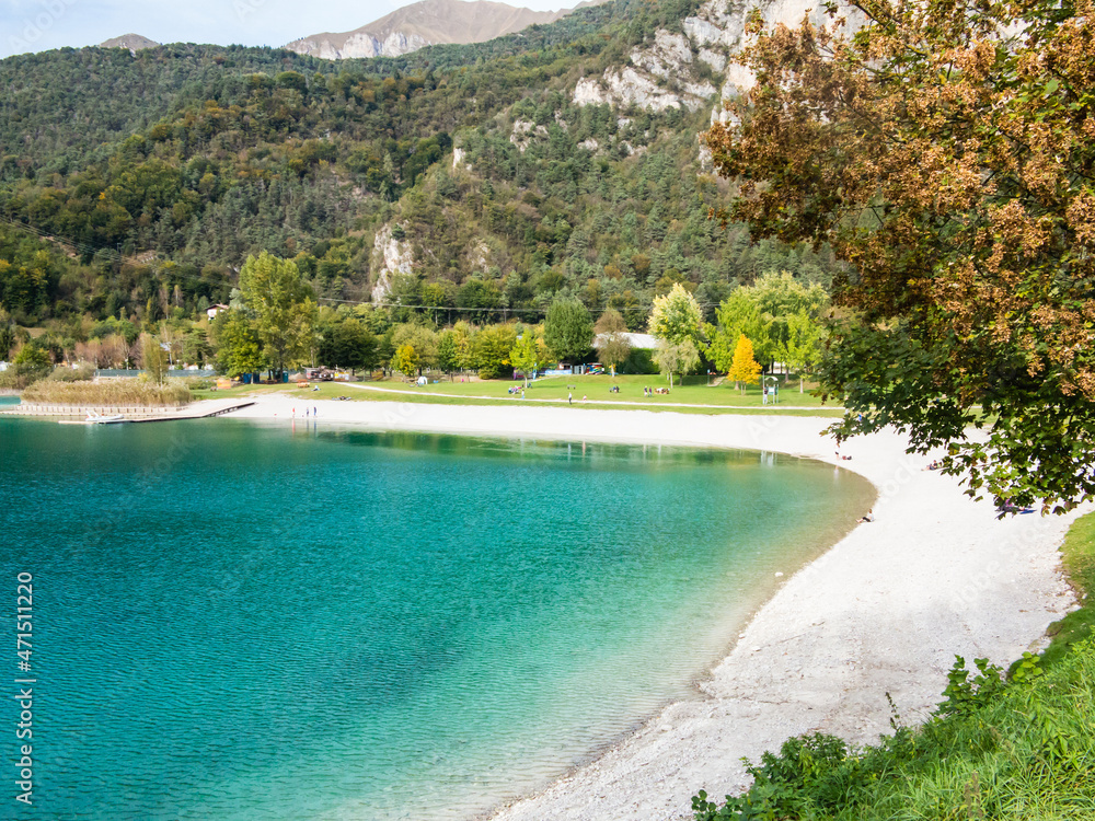 The  Ledro Lake is a beautiful Lake near  Garda Lake-Italy