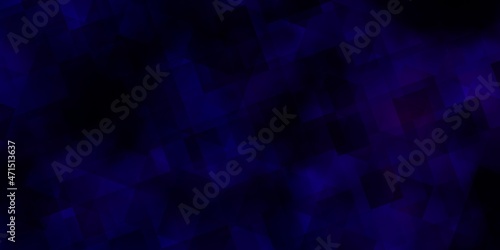 Dark Purple vector pattern with polygonal style.