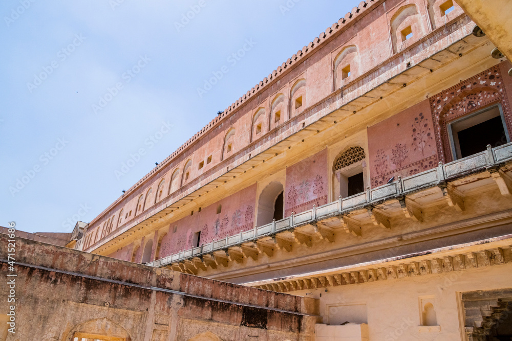 Amer Fort Jaipur during a sunny day