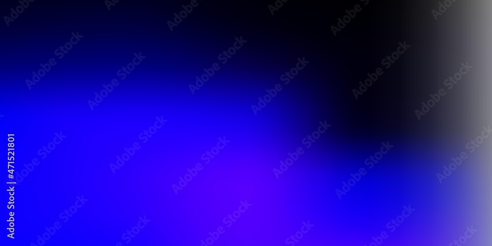 Dark pink, blue vector blur pattern.