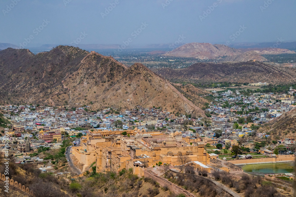 Aerial views of Jaipur City
