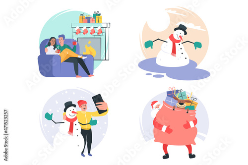 Winter illustrations
