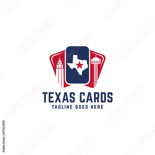 texas cards logo template   texas vector arts © sowikot