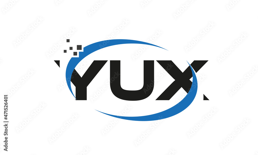 dots or points letter YUX technology logo designs concept vector Template Element dots or points letter YUX technology logo designs concept vector Template Element